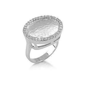   Ring, Enhanced with Pave Set Diamonds ( GH  Color SI  Clarity 0.5 CT