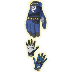Black ProFlex 710 Trades Full Fingered Leather Mechanics Gloves With 