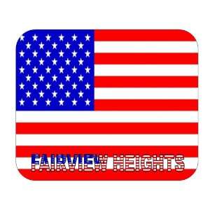  US Flag   Fairview Heights, Illinois (IL) Mouse Pad 