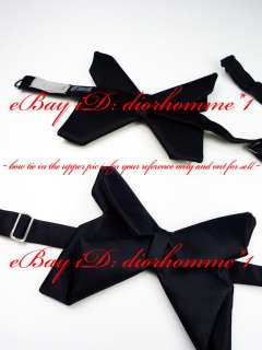 custom made AD campaign 0809AW butterfly runway bow tie  