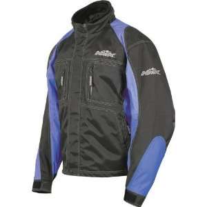 HMK Action Jacket , Color Black/Blue, Size 2XL, Size Modifier 50in 