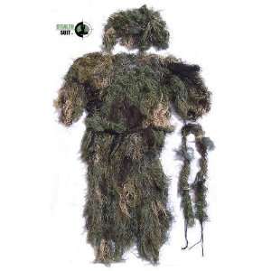  Light Weight Stealth Ghillie Suit Waist Size M L: Sports 