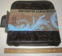 Tim Holtz Unmounted Stamp Storage Binder w 3 Refill pkt  