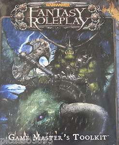   Fantasy Role Play Game Masters Toolkit Roll War Hammer Book Card