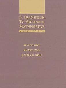 Transition to Advanced Mathematics NEW 9780495562023  