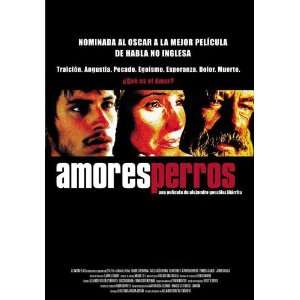  Amores Perros Poster Spanish 27x40 Vanessa Bauche Emilio 