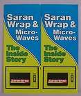 Vintage 1982 Saran Wrap and Microwaves Brochure Adverti