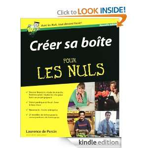Créer sa boîte Pour les Nuls (French Edition) LAURENCE DE PERCIN 