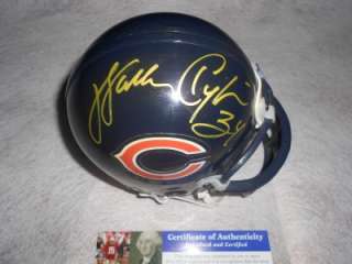Autographed Walter Payton Signed Chicago Bears Mini Helmet PSA COA 