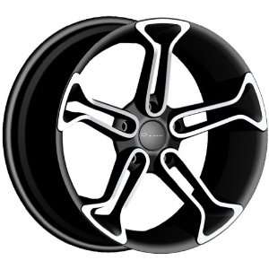  Giovanna King5 Matte Black Wheel with Machined Lip (20x10 