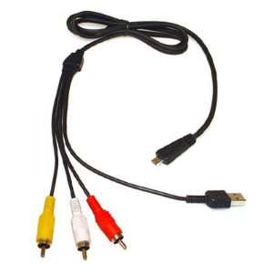  USB AV Cable for Sony VMC MD3 Cyber shot DSC W320 DSC W350 