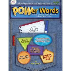    5 Pack ECS LEARNING SYSTEMS POWER WORDS GR 9 12: Everything Else