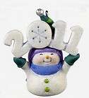 Hallmark 2011 Frosty Fun Decade Snowman DATED Ornament 