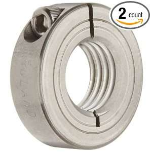 Ruland MTCL 8 1.25 SS One Piece Clamping Shaft Collar, Threaded 