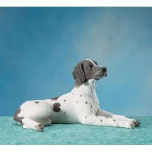 Figurine English Pointer Hand Painted Resin:  Home 