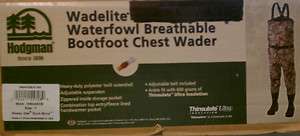 Hodgman Wadelite Watefowl Breathable Bootfoot Chest Wader  