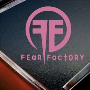  Fear Factory Pink Decal Metal Rock Band Window Pink 