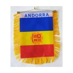  Andorra   Window Hanging Flag Automotive