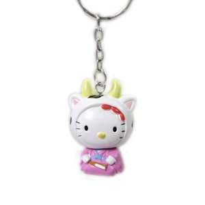  Hello Kitty Chinese Zodiac Keychain   Ox/Cow Toys 