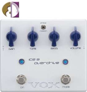 Vox Joe Satriani Ice 9 Overdrive Guitar Effects Pedal,  