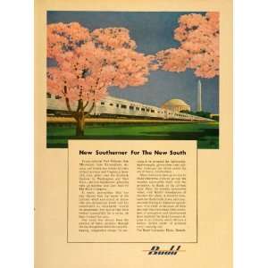  1949 Ad Budd Southern Train Car Cherry Trees Washington 