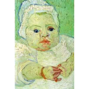   The Baby Marcelle Roulin Vincent van Gogh Hand Painted Home & Garden