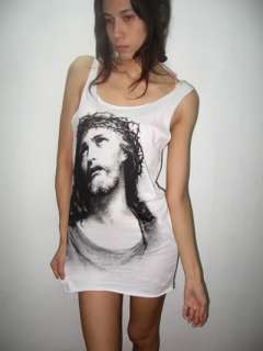 Jesus Christ Axl Rose Icon Religious Tank Top T Shirt  
