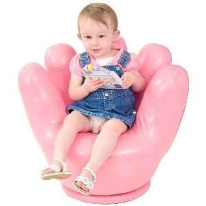   Glove Swivel Lounge Chair [KG BK06 S122 PINK GG]: Office Products