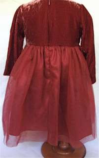 GYMBOREE Holiday Traditions Velvet Tulle Dress 12 18  