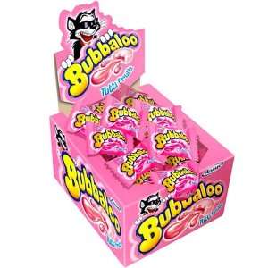 Bubbaloo Chewing Gum with flavor filled center Tutti Frutti Flavor (60 