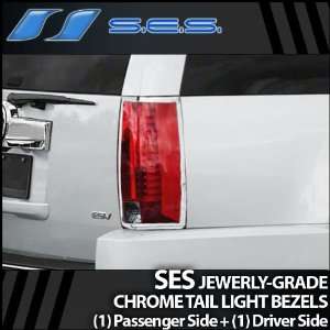  2007 2012 Cadillac SUV SES Chrome Tail Light Bezels 