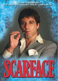 SCARFACE (Al Pacino) TONY MONTANA PORTRAIT MOVIE POSTER  