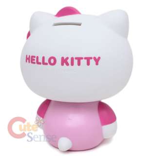 Sanrio Hello Kitty Coin Bank :Pink Bow PVC Figure 6 Licensed  