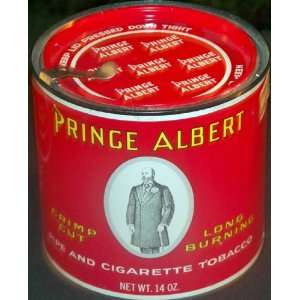  Large and Long Burning Prince Albert Tobacco Tin 