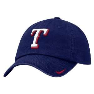 Texas Rangers Royal Unstructured Adjustable Stadium Baseball Cap By 