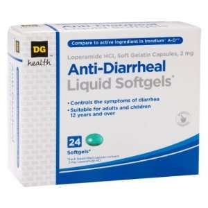  DG Health Anti Diarrheal   Liquid Softgels, 24 ct Health 