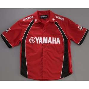  Genuine Yamaha O.E.M. Mens Yamaha Red Pit Shirt Sports 
