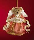 Boyds Bear Plush Joy Angelbless Angel Ornament / Mini Treetopper 