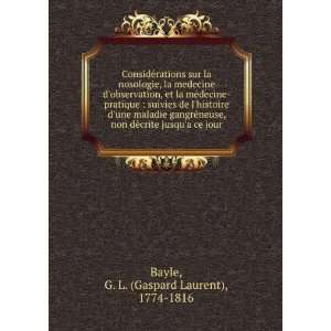   jusqua ce jour G. L. (Gaspard Laurent), 1774 1816 Bayle Books
