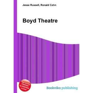  Boyd Theatre Ronald Cohn Jesse Russell Books