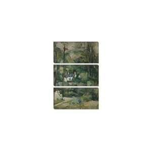  Maisons Dans La Verdure 1881 by Paul Cezanne Canvas Art 
