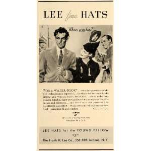  1936 Ad Frank Lee Hat Accessory Fashion Leather Pricing 