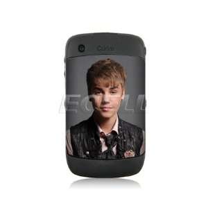 Ecell   JUSTIN BIEBER BATTERY COVER BACK CASE FOR BLACKBERRY CURVE 