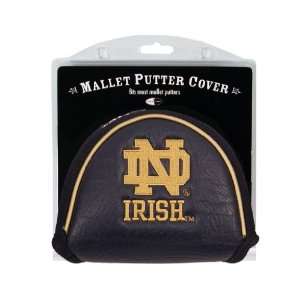 Notre Dame Fighting Irish Mallet Golf Putter Cover   Golf  