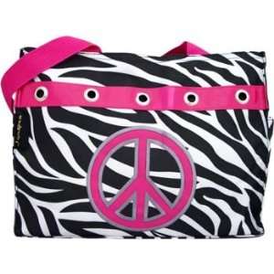  Zebra Peace Hot Pink Tote Bag Oversize: Everything Else