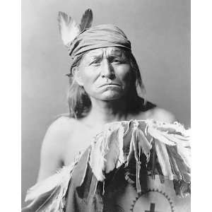  Apache Indian Man Edward S. Curtis 1903 8x10 Silver Halide 