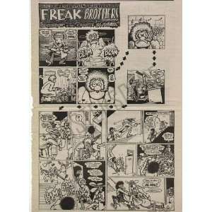  Fabulous Furry Freak Brothers Original Comic Ad 1971