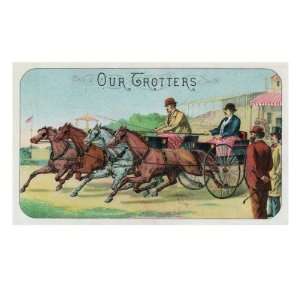   Box Label, Horse Racing Giclee Poster Print, 32x24