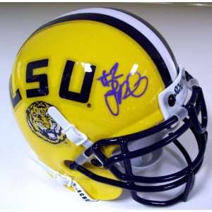 JaMarcus Russell Autographed Mini Helmet   LSU Tigers