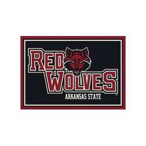  Arkansas State Red Wolves 5 x 8 Team Door Mat: Sports 